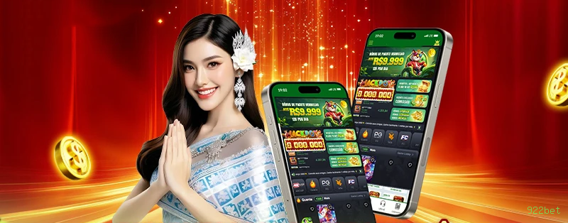 Conta 922bet sincronizada site e app